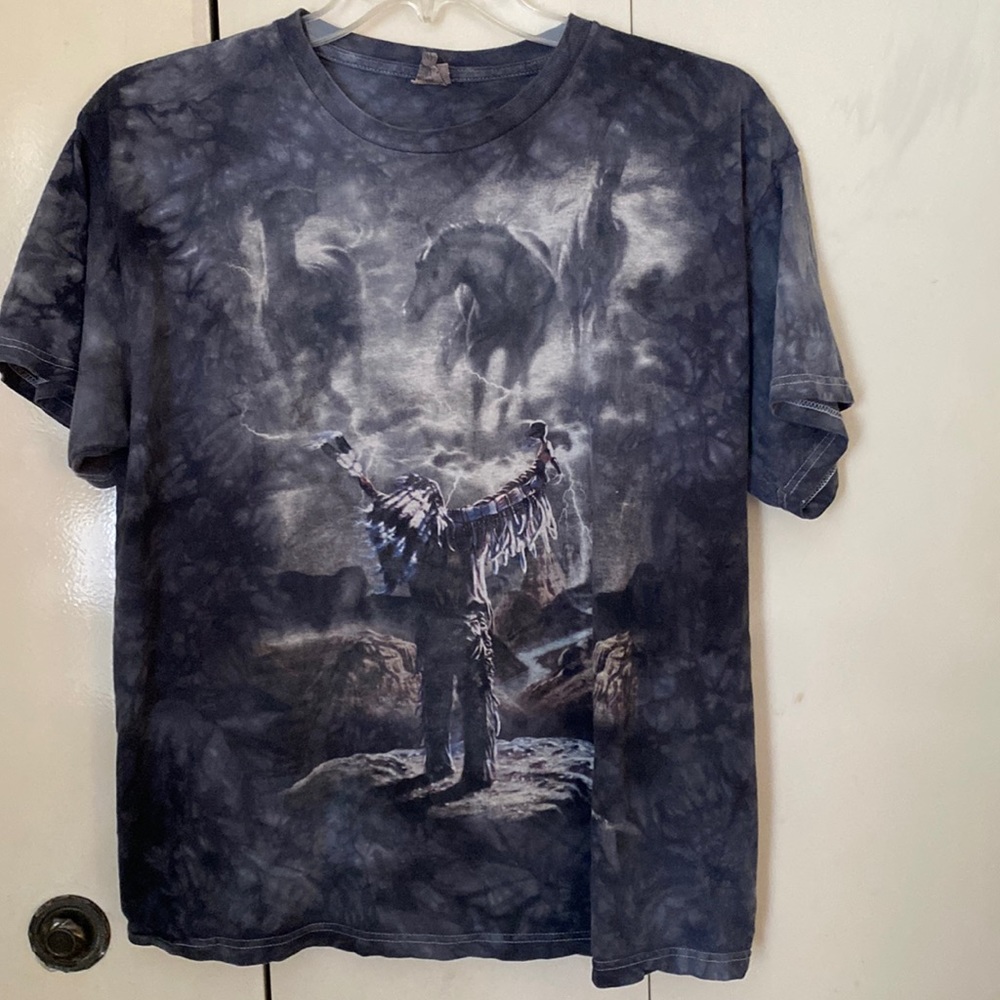 VINTAGE TRIBAL TIEDYE TEESHIRT